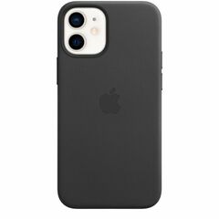 Чехол для IPhone 12 mini, Leather Case with MagSafe, Black (MHKA3ZM/A)
