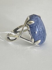 Неми-коралл (кольцо из серебра)