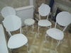 Стол книжка, складной табурет и складные стулья Византия 43401 белый каркас