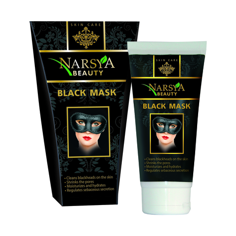 Черная маска-пленка для очищения пор кожи лица, 100 мл.