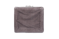 ТОТО лежанка анатомический матрас (рогожка), цвет коричневый (59х55х10см)