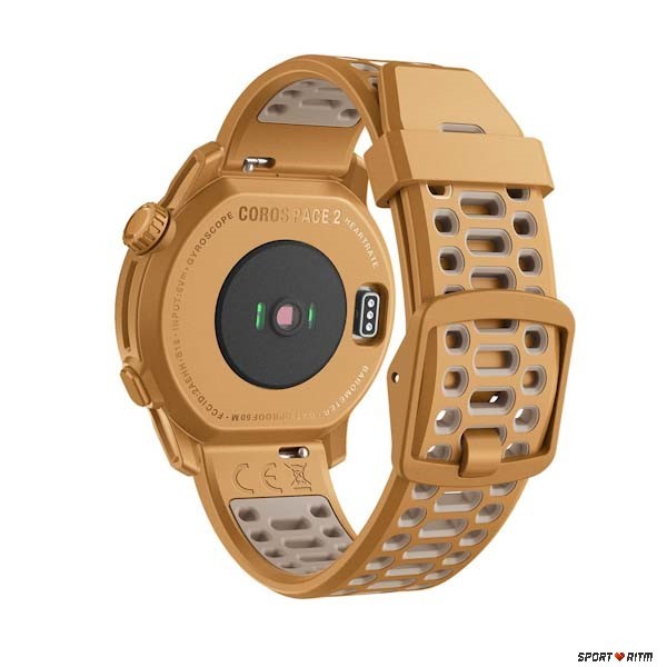 Coros Pace 2 Gold Silicone