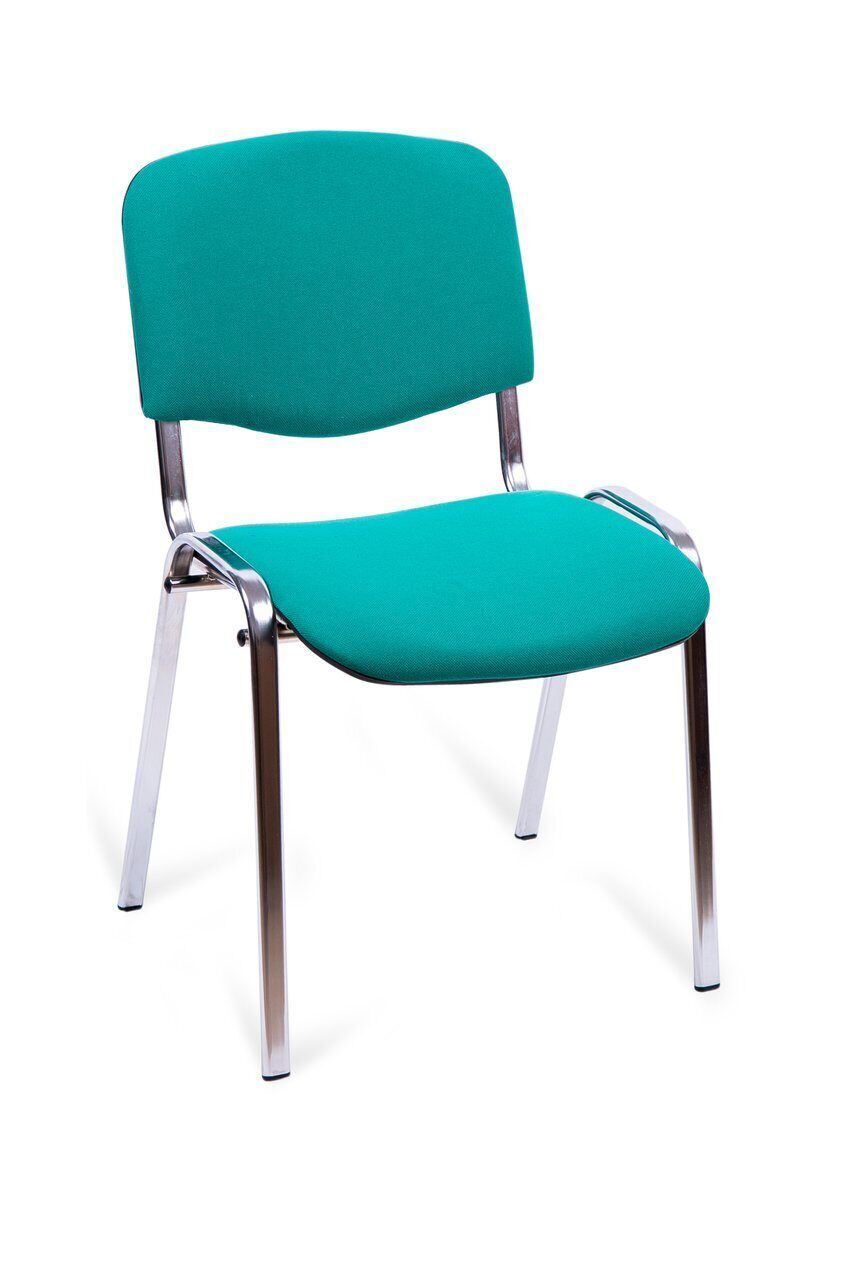 стул изо кожзам зеленый