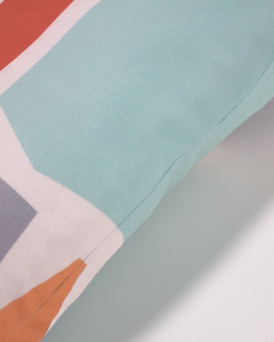 Чехол для подушки Calantina разноцветный с квадратами 30x50 см