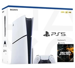 Игровая консоль Sony PlayStation 5 Slim Blu-ray Edition (США/USA, 1ТБ, White, CFI-2015) + игра Call of Duty Black Ops 6