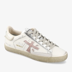 Кожаные кеды Premiata Steven-d 7281 на шнуровке