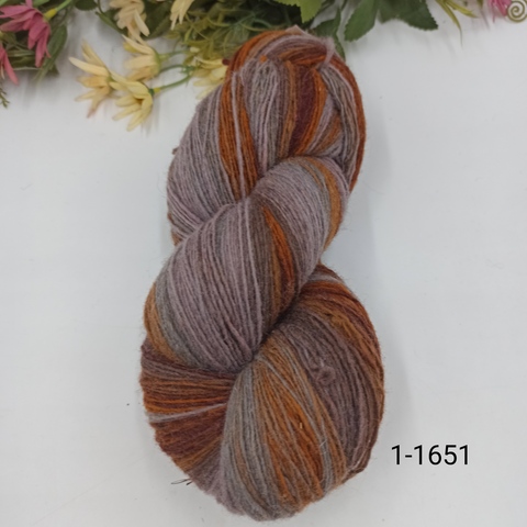 Дундага 6/1 шерсть секционного окрашивания 01-1651 420м/100гр