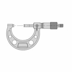 Микрометр МК 175-200мм DIN863 0,01мм Kinex 7017 (К)
