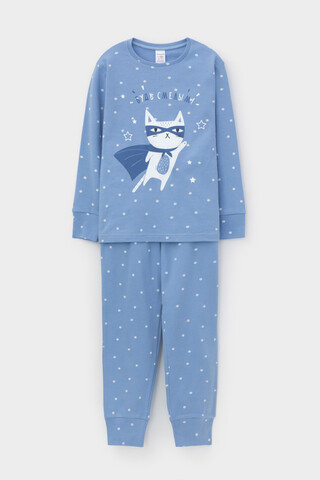 пижама  для мальчика  К 1621/ночное небо на голубом