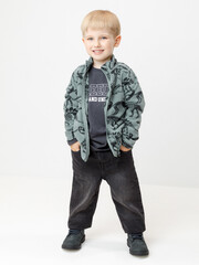 куртка  для мальчика  ФЛ 34025-1/н/49 ГР