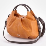 Сумка Саломея 357 македония горчичный + шоколад