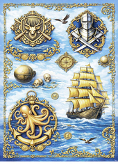 291 Пленочный трансфер для декупажа формат А4, ProArt