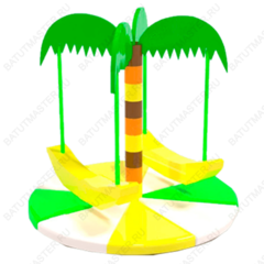 Электрическая карусель детская 4KIDS "Банановый ураган"