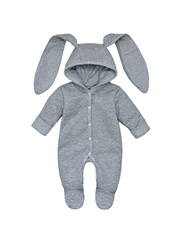 Комбинезон с ушками Gray melange (без утеплителя)