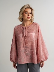 Блуза Воздушная мелодия (пудра) Б15139-7М LT Collection