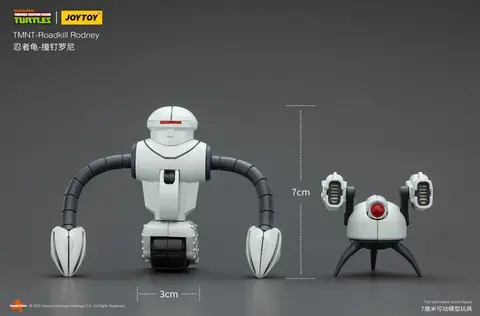 Фигурки Роботы-охранники Роудкилл Роднеис из мультфильма Черепашки Ниндзя 1/18