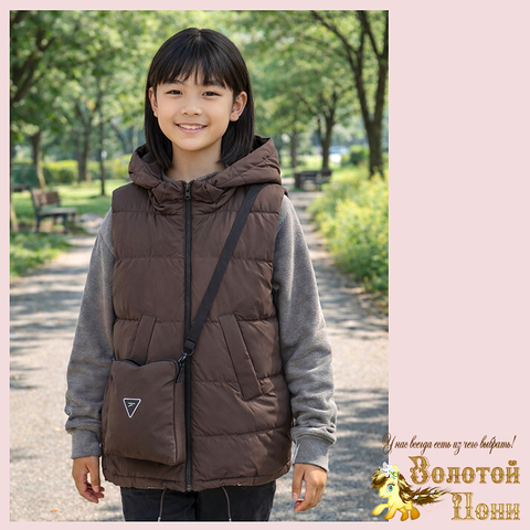 Жилет с сумкой д (10-15) 260203-WE127