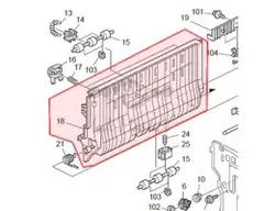 Направляющая пластина D0094551 (Ricoh, оригинал), D0094551