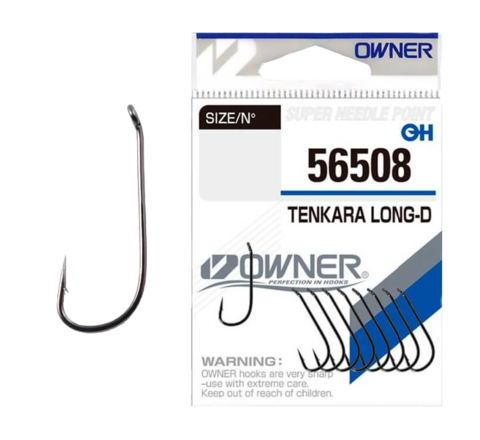 56508 № 4 Крючки OWNER Tenkara Long-D / продажа от 5 уп.