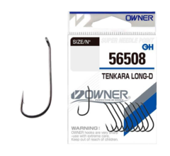 56508 № 4 Крючки OWNER Tenkara Long-D / продажа от 5 уп.