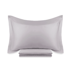 Однотонное постельное белье из сатина | Grey