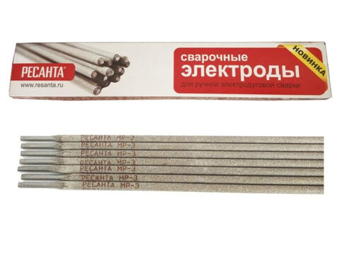Электрод для сварки Ресанта МР-3 Ф5,0 Пачка 0,8 кг