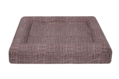 ТОТО лежанка анатомический матрас (рогожка), цвет коричневый (59х55х10см)