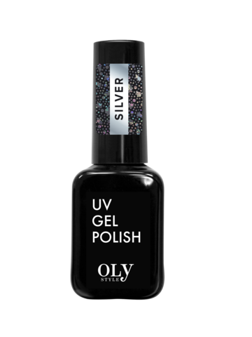 OLYSTYLE Топовое покрытие без липкого слоя Glitter Top Coat тон 07 silver