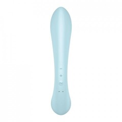 Вибратор-кролик Satisfyer Triple Oh светло-голубой