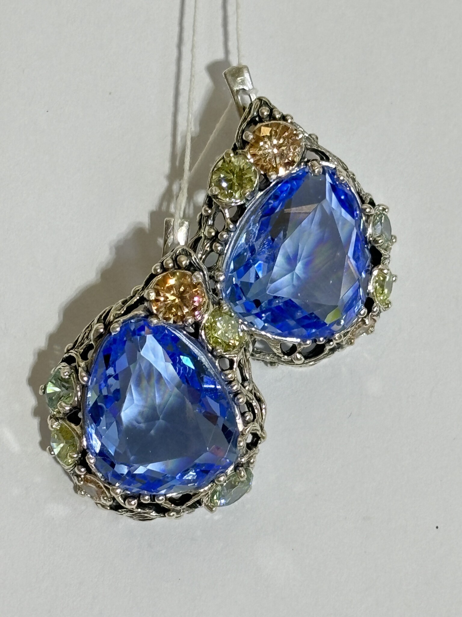 Даная (серьги из серебра)