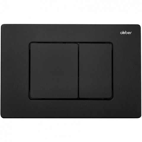Abber AC0120MB Кнопка смыва, цвет: черный матовый