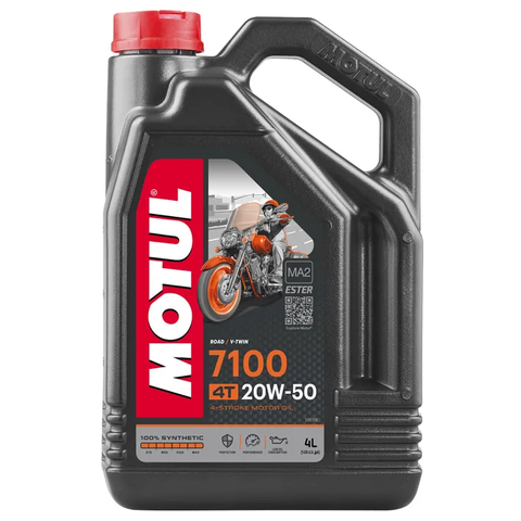 МАСЛО МОТОРНОЕ MOTUL 20W50 7100 4T SN/MA2 - 4 Л 104104