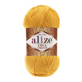 Пряжа Alize Diva Stretch желтый 488