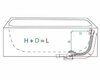 Alcaplast A505CKM-100 Сифон для ванны CLICK/CLACK, металл