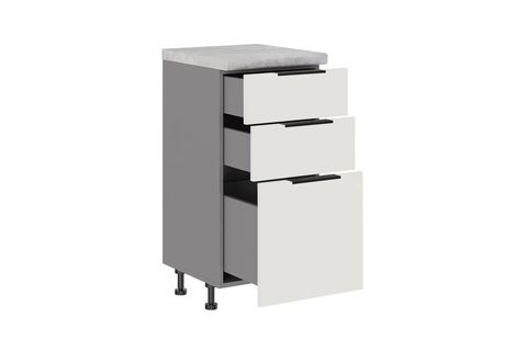 Брауни С3ЯК-400 (Г.394) шкаф нижний (3 ящика: 3 фасада)
