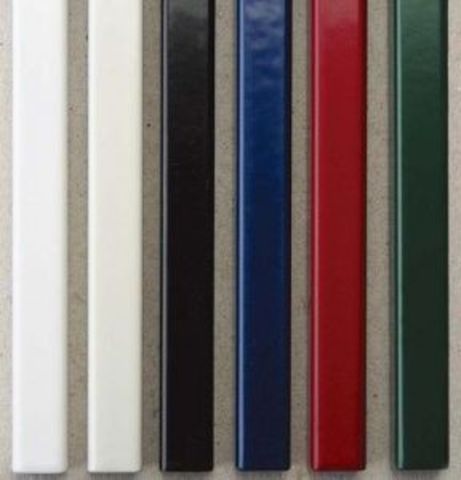 Металлические каналы O.SIMPLE CHANNEL А4 длина 304мм - 10 мм (до 90 листов). Упаковка 25 шт. Цвет: черный, белый. серый, красный, зеленый, синий