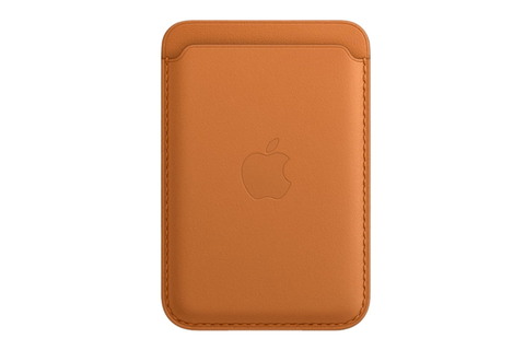Карман-Чехол для телефона APPLE iPhone Leather Wallet with MagSafe - Saddle Brown (MHLT3ZM/A)