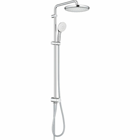 GROHE 26675001 Tempesta System 250 Душевая система flex наружного монтажа c перекл-3, кругл, макс расход (при 3 бар) 7,9 л/мин, хром (замена арт. 26675000)