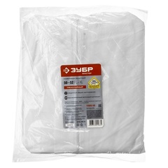 ЗУБР р. 50-52, защитный комбинезон из 3-х слойного материала: спанбонд, мелтблаун, спанбонд, 40гр/м2 (11605-50)