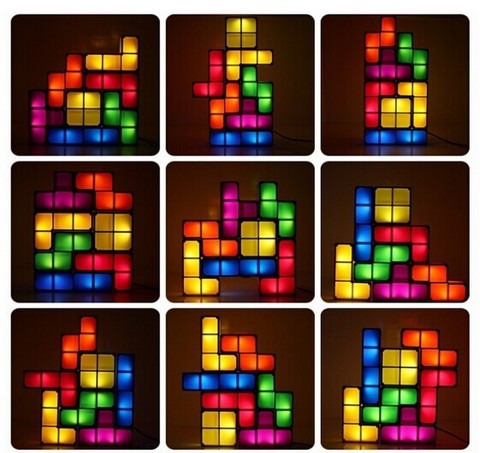 Tetris Lamp Light