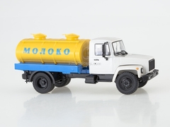 GAZ-3307 G6-OTA-4,2 Tanker Milk white-yellow Our Trucks #7 (limited edition)