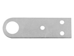 70-0-325 Проушина прямая оцинкованная, 50х145х3,5 мм (Россия)