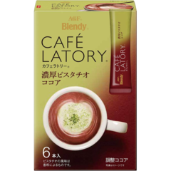 Фисташковое какао AGF Blandy Cafe Latory в стиках 7 шт 6,5 гр