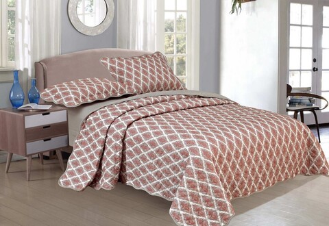 Комплект постельного белья с покрывалом Леонард №3 (волна)