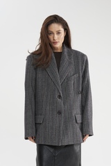 Пиджак "Kletka" sangria