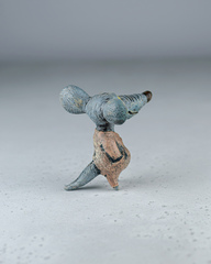 Скульптурка из шамотной глины «Деловой мышонок», 10х10 см, Falco Ceramic