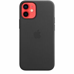 Чехол для IPhone 12 mini, Leather Case with MagSafe, Black (MHKA3ZM/A)