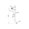 Delabie 778766 Набор для TEMPOFLUX (писсуар) M1/2", ~7 сек, для писсуара  DELTACERAM