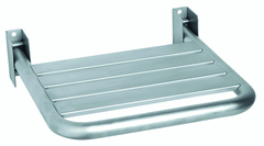 Folding seat, AISI 304 stainless steel, satin, L:450 x W:400 mm Mediclinics AM0201CS фото