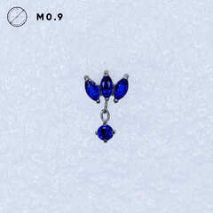 Pendant 3K Marquise Sapphire